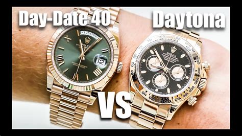 rolex oro daydate o daytona opinioni|daytona vs day date.